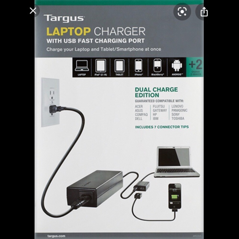 Targus laptop charger